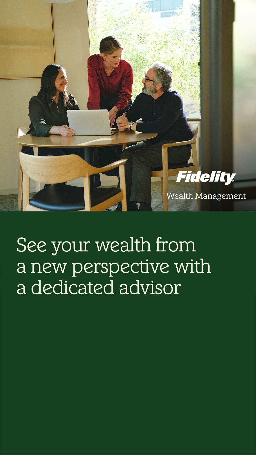 Finance Facebook ad example 40: Create your wealth plan