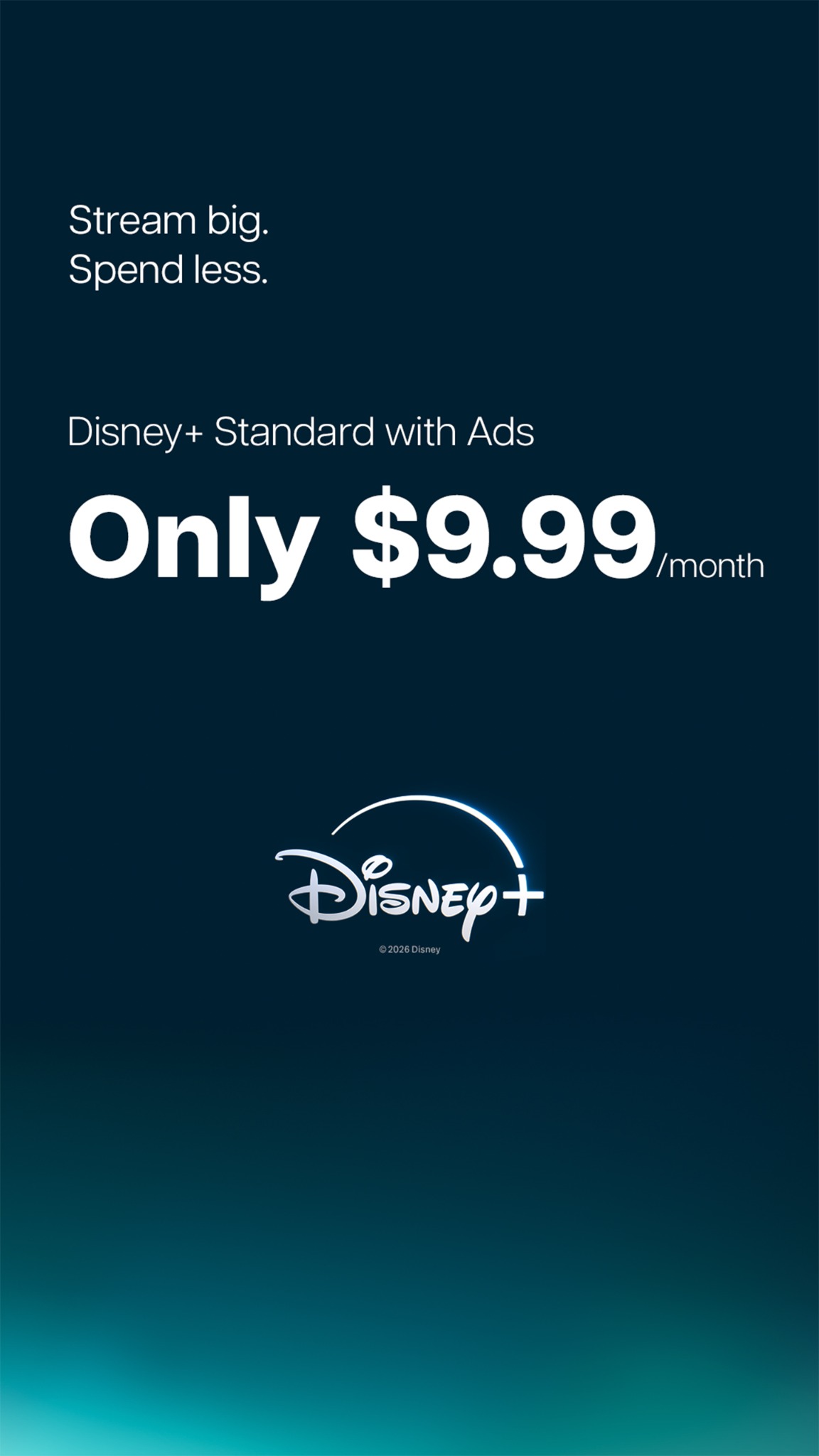 Entertainment Facebook ad example 3: Only $9.99/month
