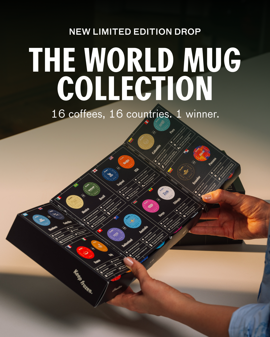 New Brands 2025 2026 Facebook ad example 3: NEW: World Mug Collection 🌎☕