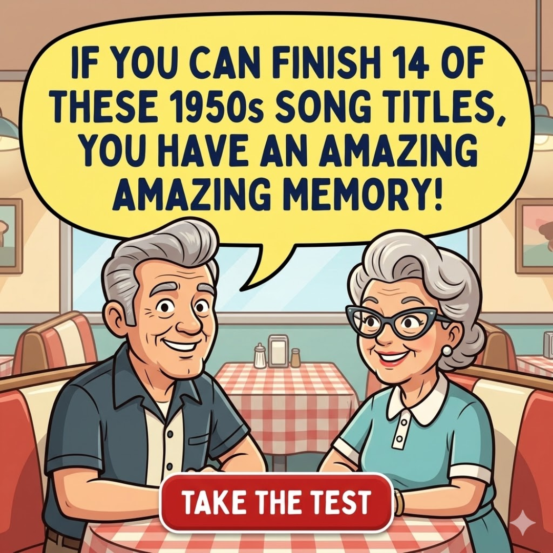 Fitness Facebook ad example 10: 🎙️ Can You Finish These 1950s Song Titles?