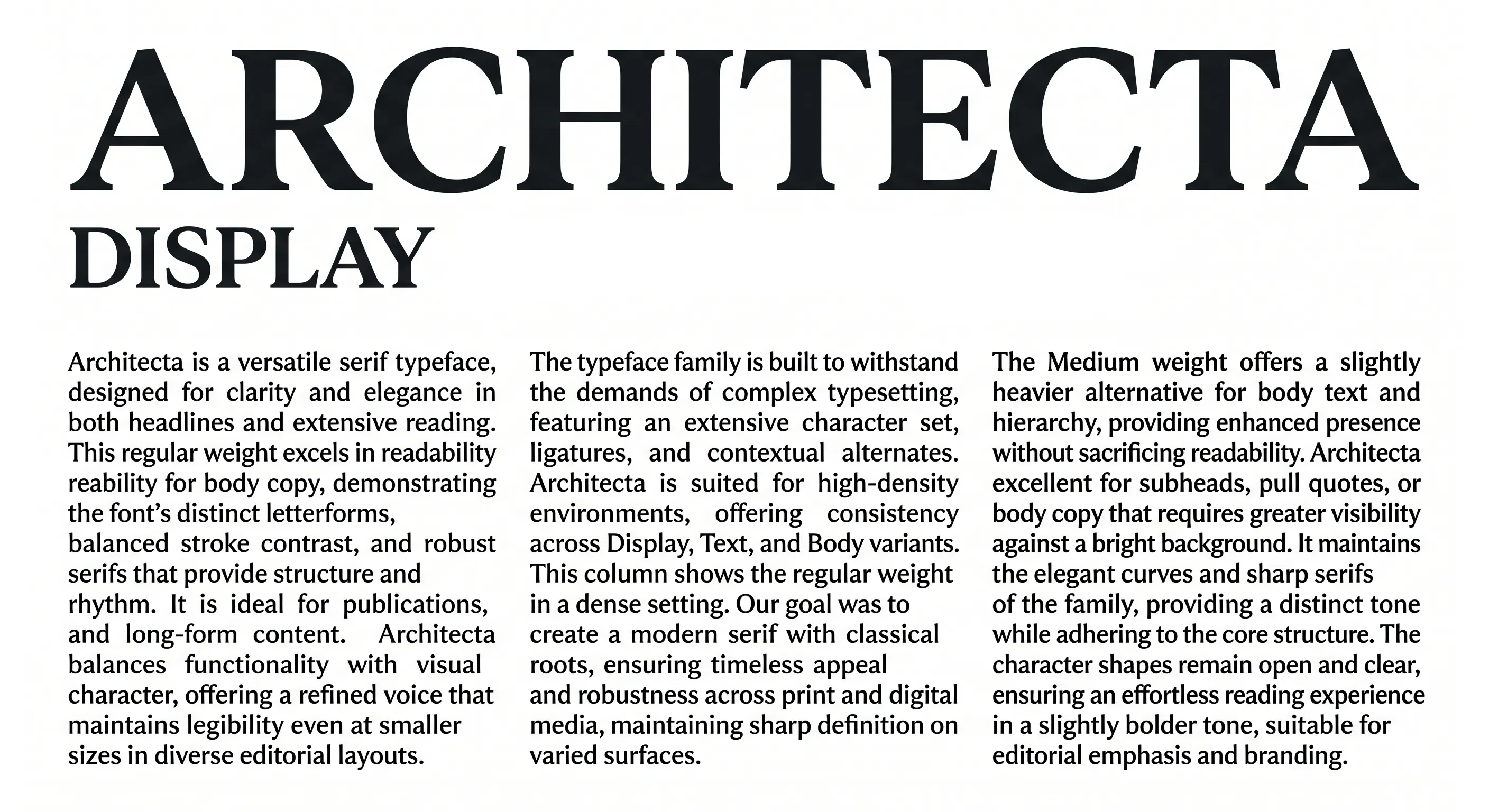 Brand typography reference