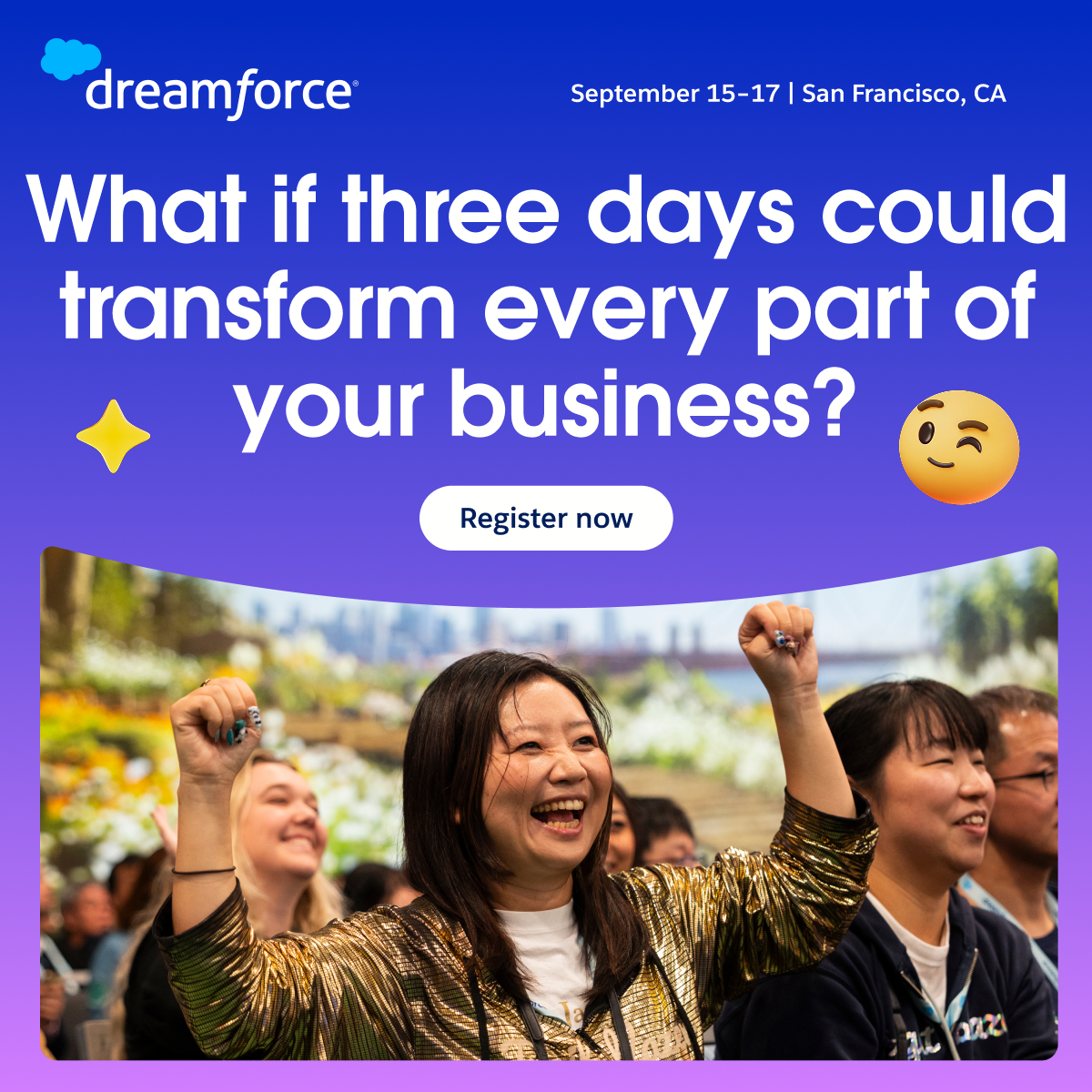 Software Facebook ad example 29: Three days to move your business forward.