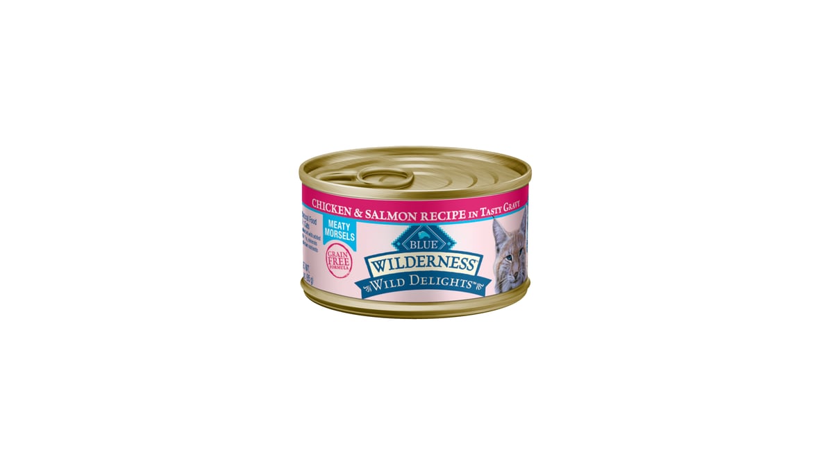 Apps Facebook ad example 20: Blue Wilderness Grain Free Wild Delights Chicken & Salmon in