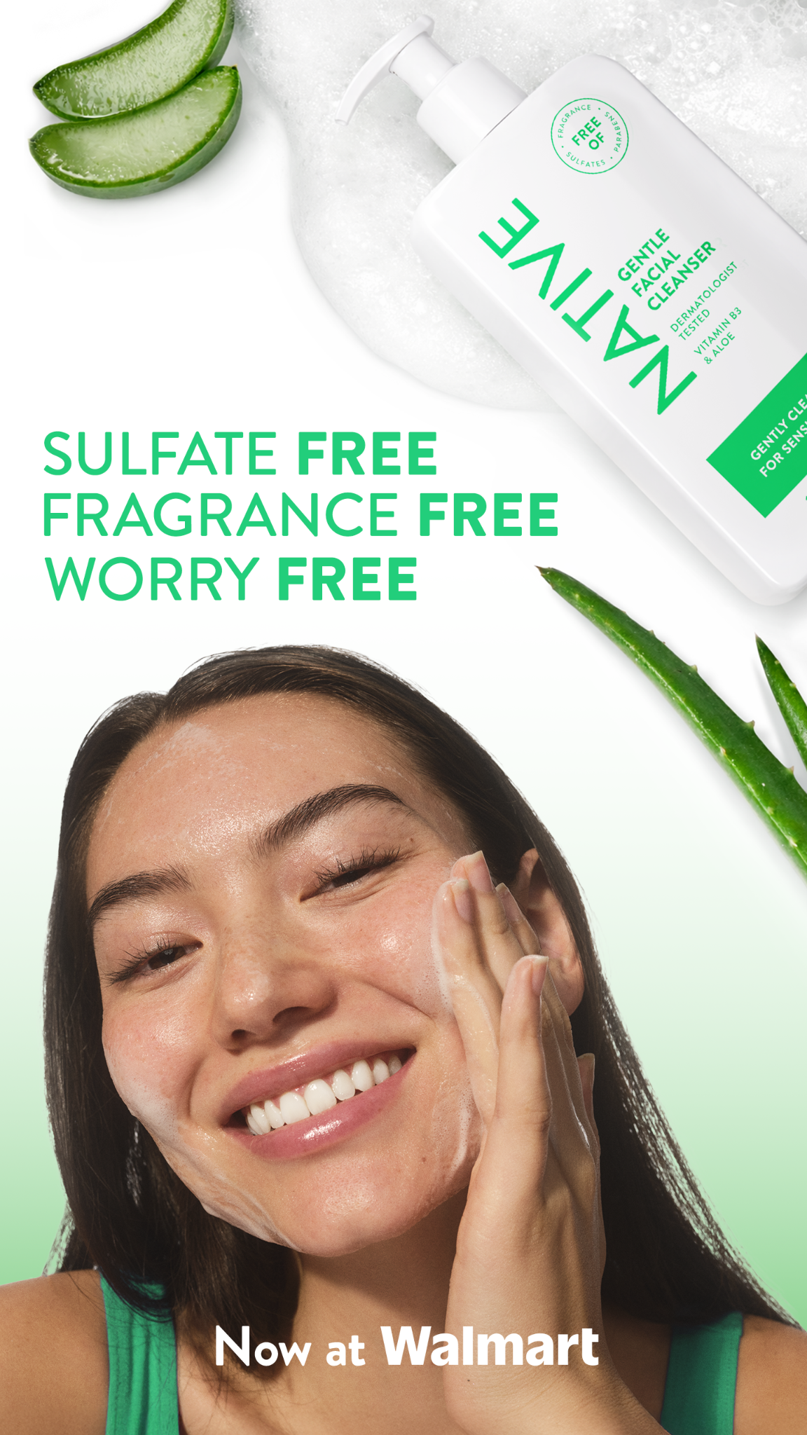 Beauty Facebook ad example 42: NATIVE Skin Care Now Available at Walmart!