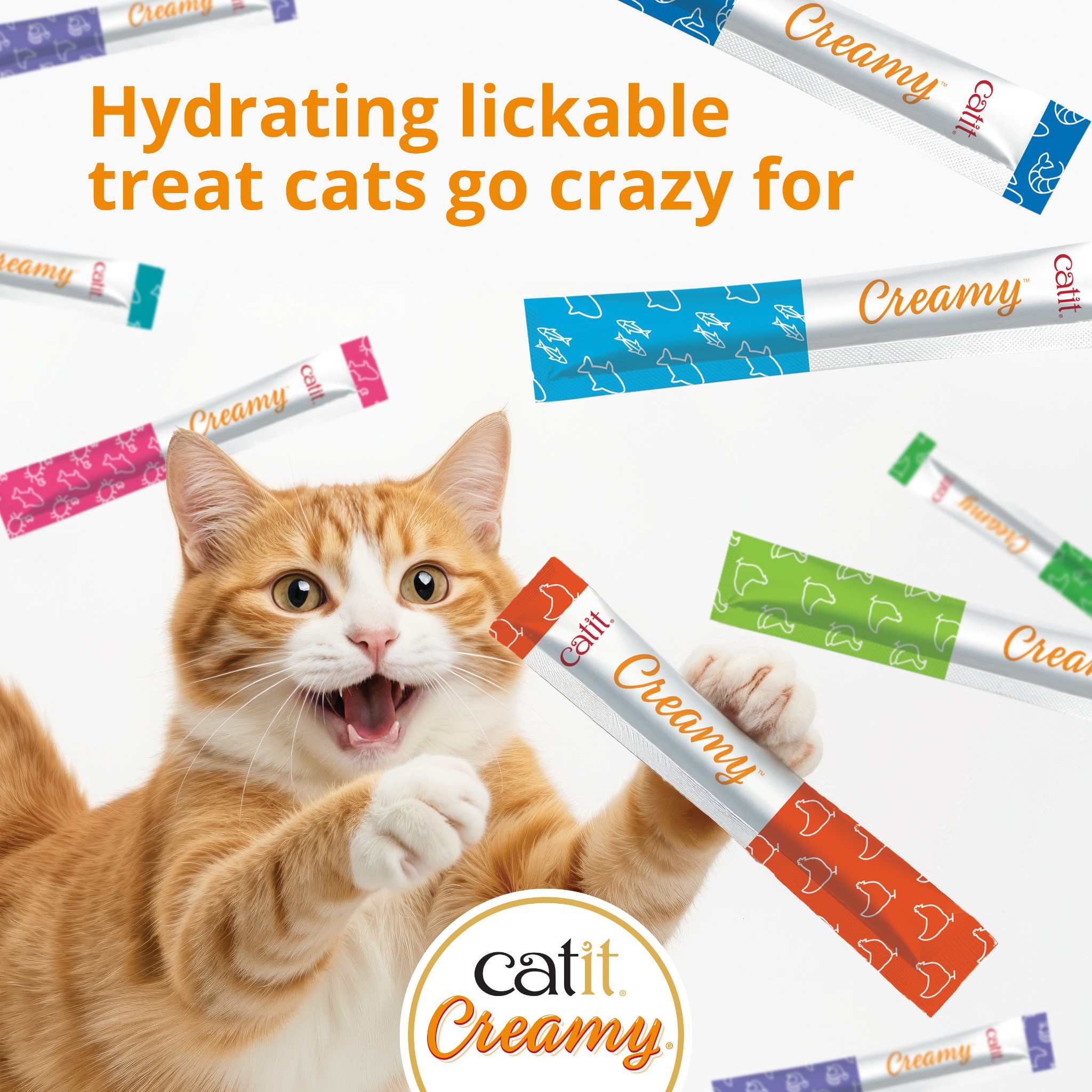 Pets Facebook ad example 6: Hydrating cat treats