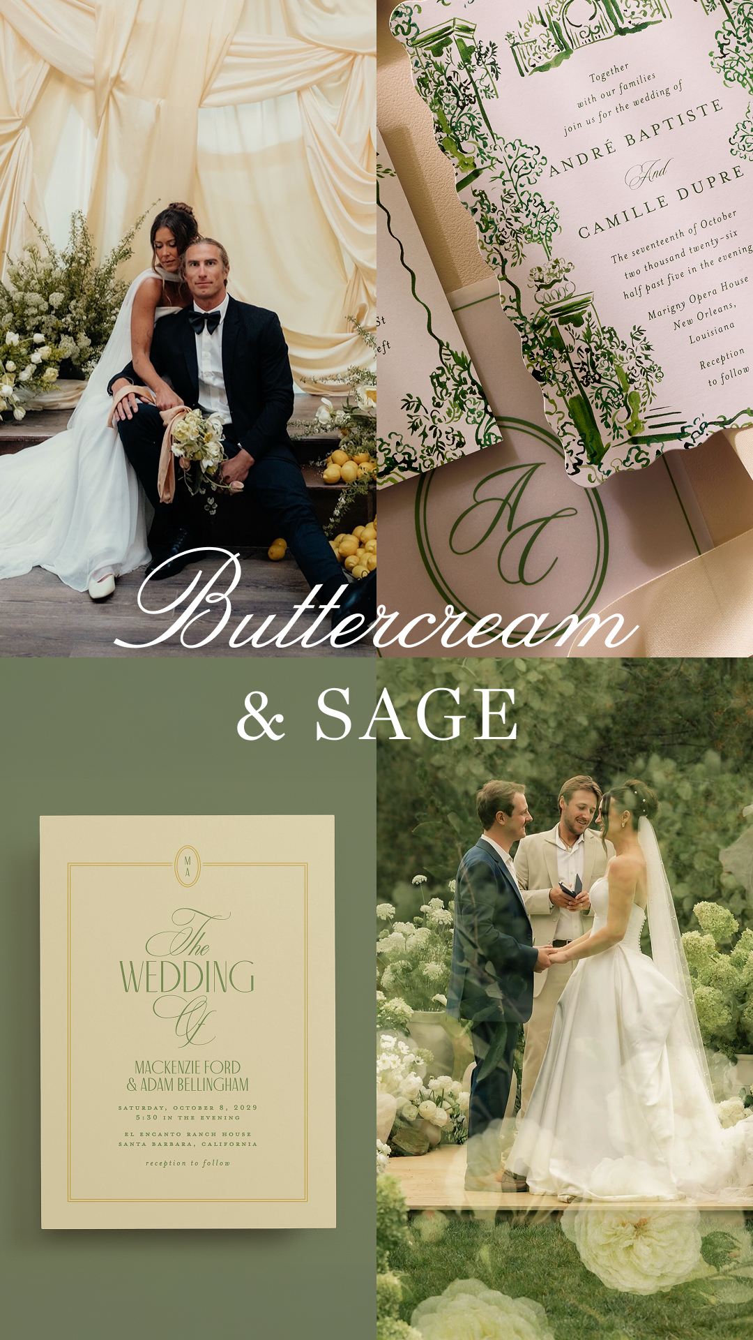 Weddings Facebook ad example 43: Spring Wedding Invitation Suites
