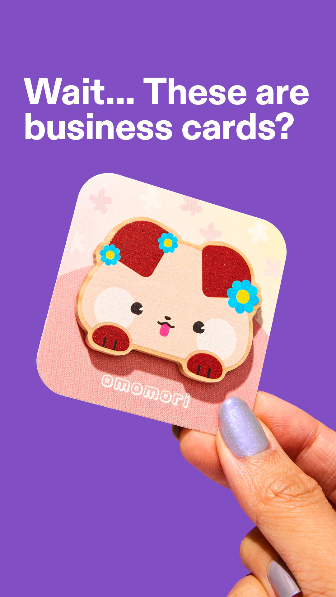 Office Facebook ad example 39: Create Custom Business Cards