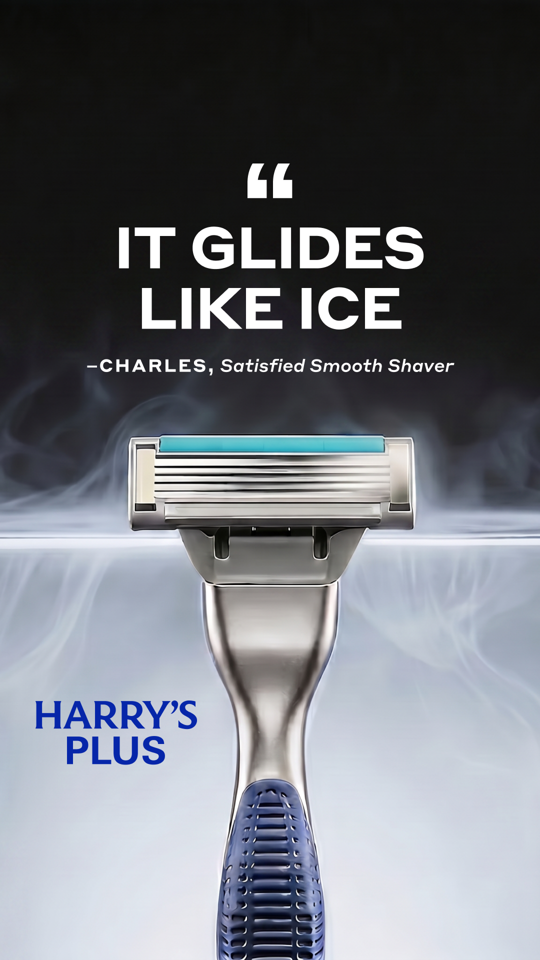 Beauty Facebook ad example 25: Introducing Harry's Plus