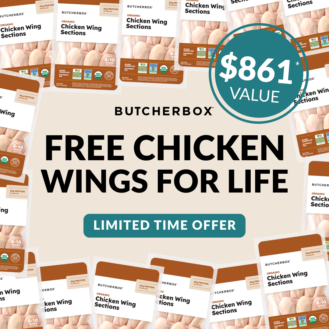 Subscriptions Facebook ad example 18: Free Chicken Wings for LIFE