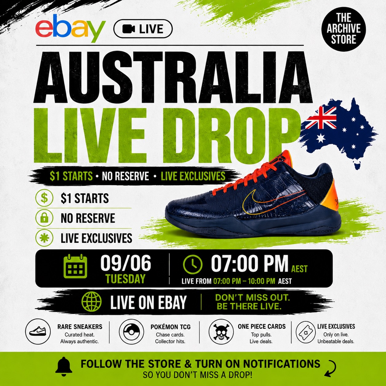 Ecommerce Facebook ad example 24: Buy, Sell, and Save on eBay's Global Marketplace