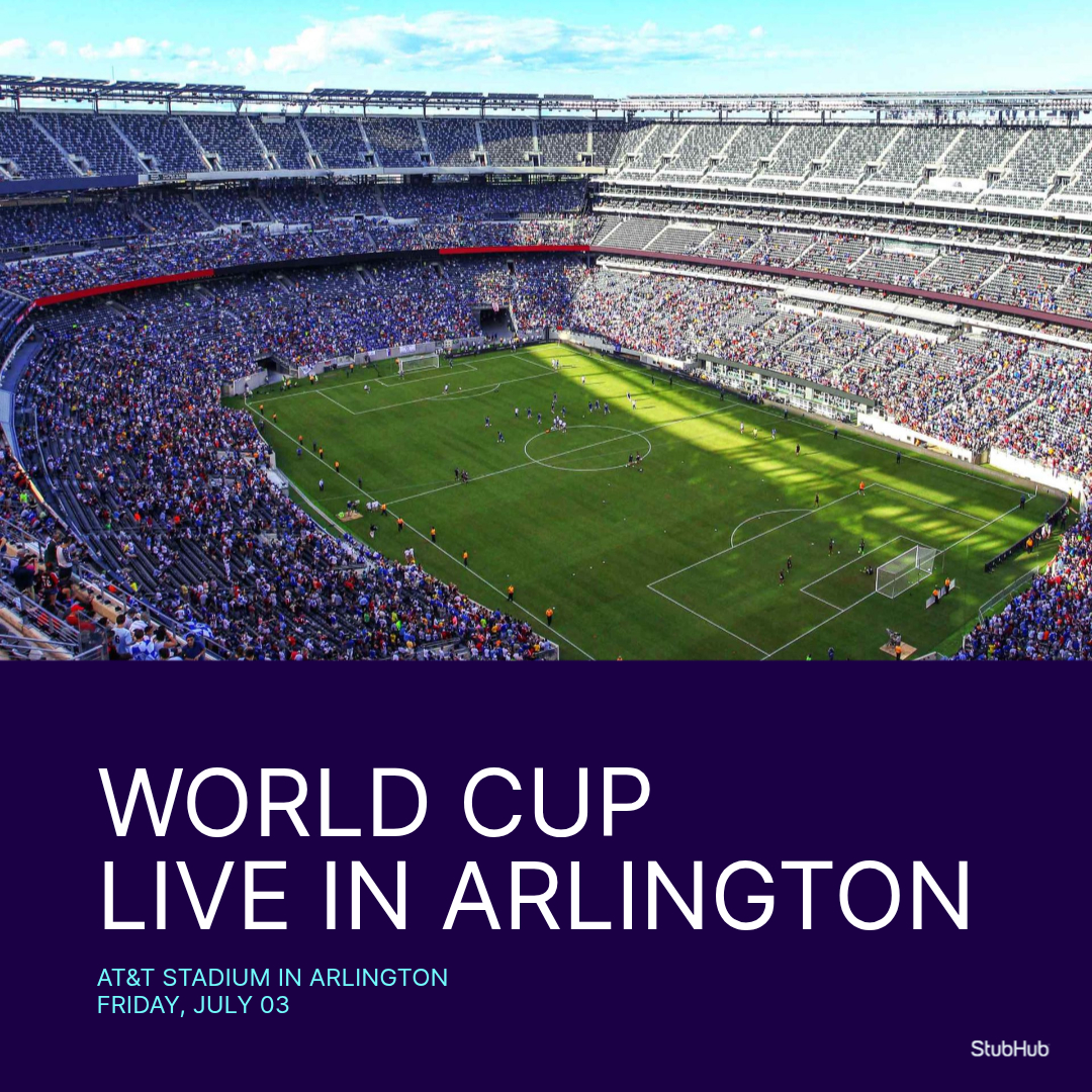 Entertainment Facebook ad example 15: 2D Vs 2G - World Cup - Round Of 32 (Match 88) Tickets