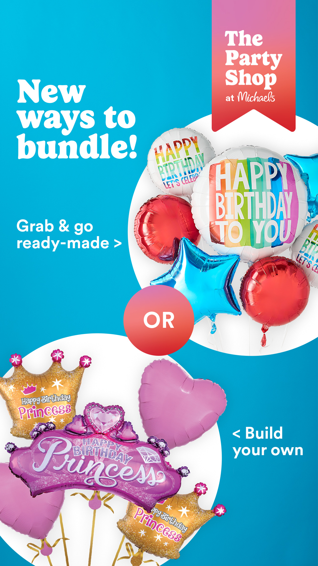 Art & Design Facebook ad example 47: Save big on balloons
