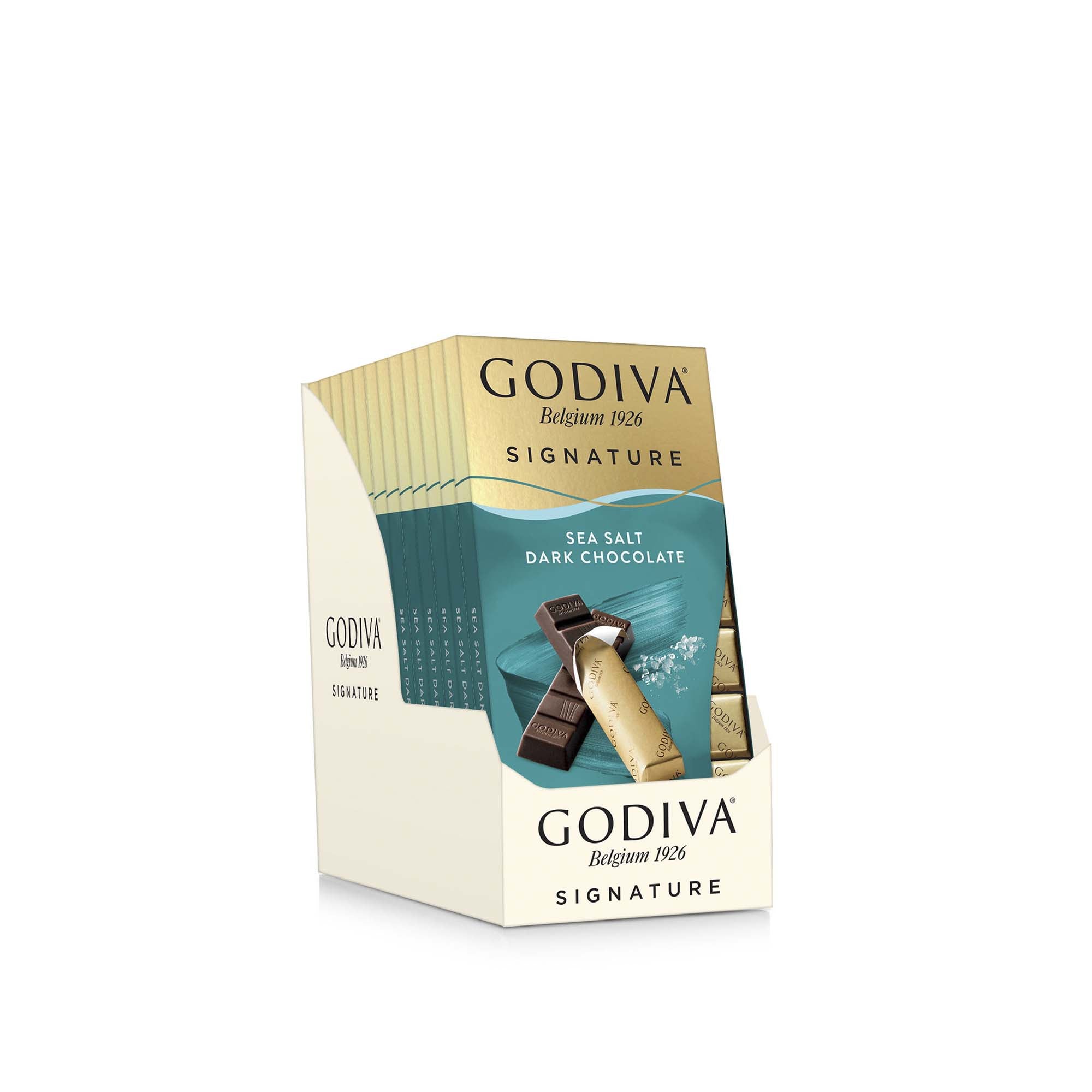 Food & Drink Facebook ad example 40: Godiva Chocolatier Signature Sea Salt Dark Chocolate Mini Bars, Set Of 12