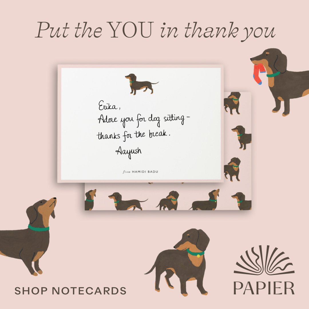 Weddings Facebook ad example 9: Shop Notecards