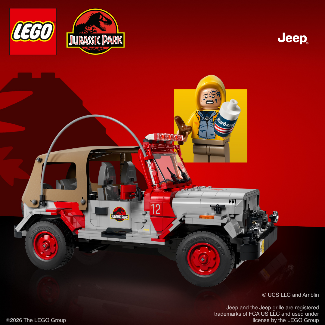 Kids & Baby Facebook ad example 49: Jeep #12 driven by Dennis Nedry with the dinosaur embryos.