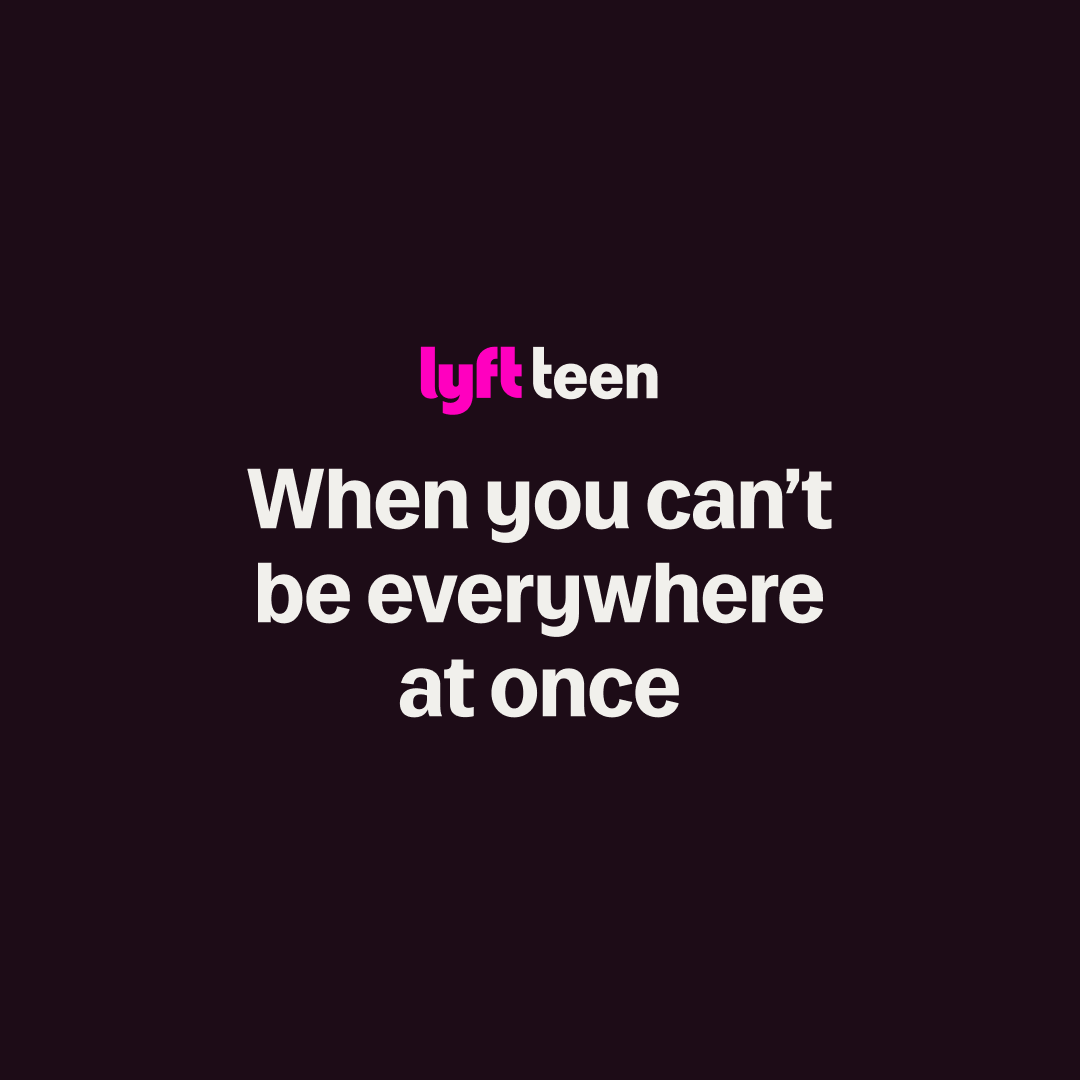 Apps Facebook ad example 1: New: Lyft Teen