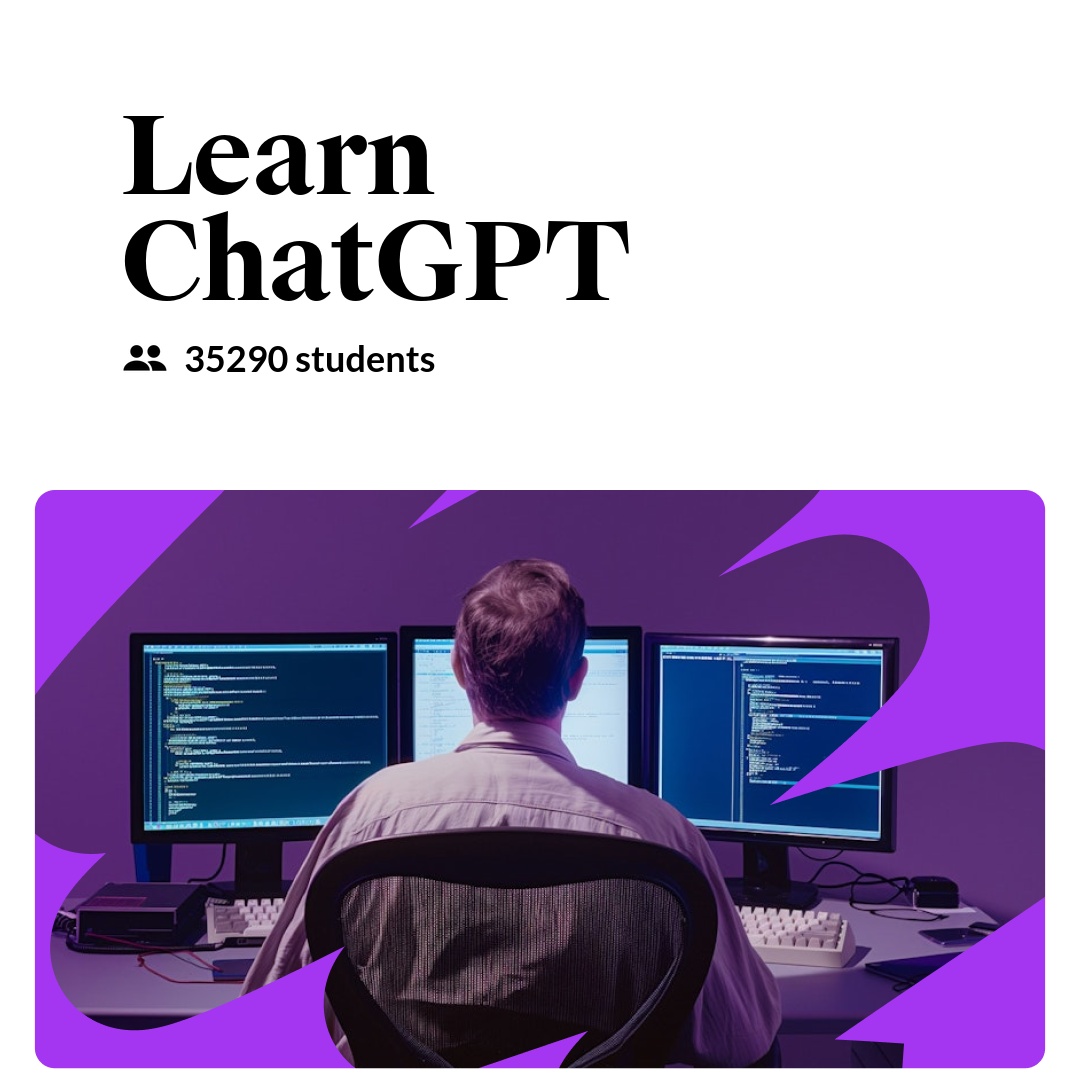 Education Facebook ad example 50: ChatGPT Masterclass - Build Solutions and Apps with ChatGPT