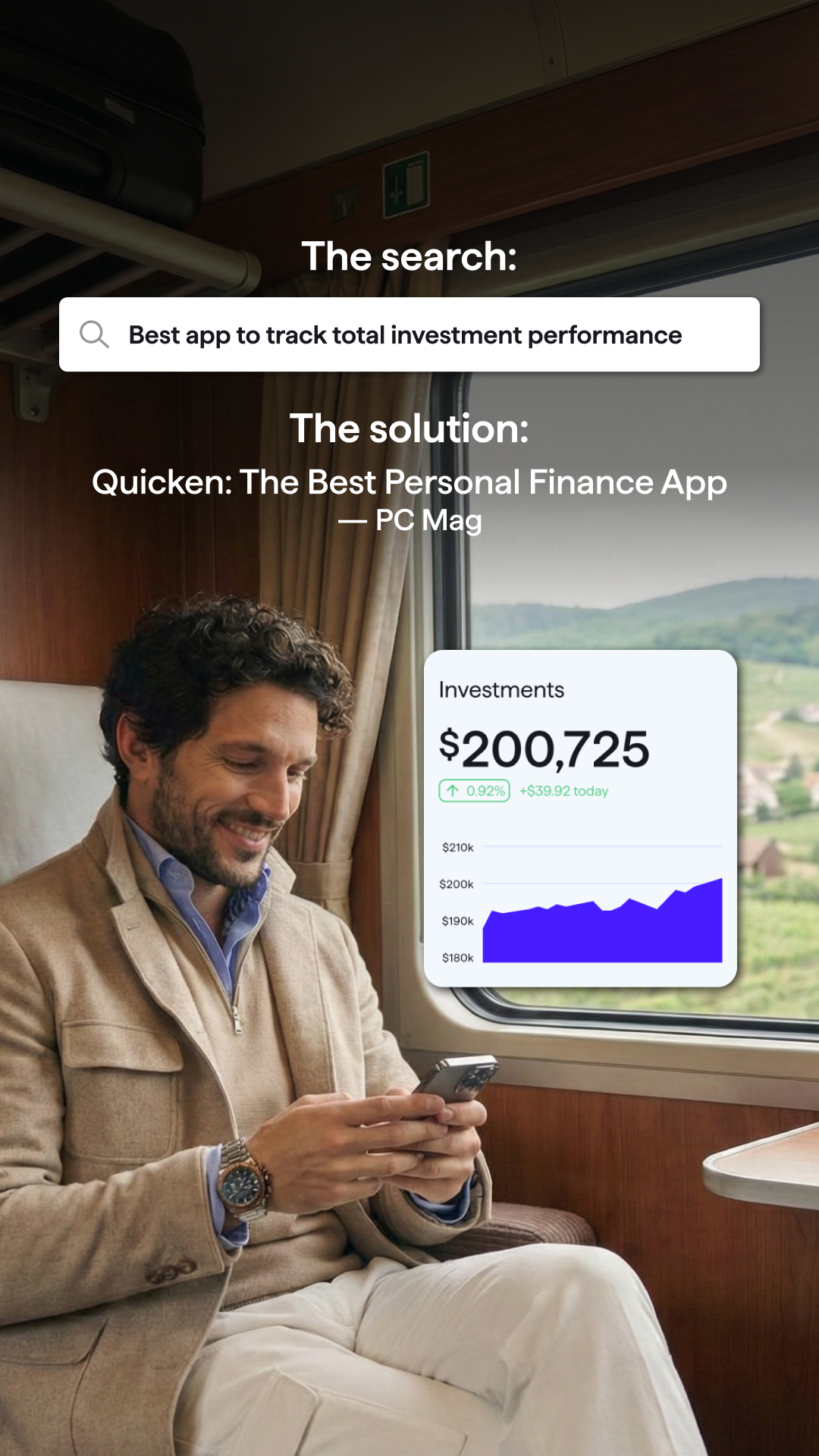 Finance Facebook ad example 2: Stop guessing about money