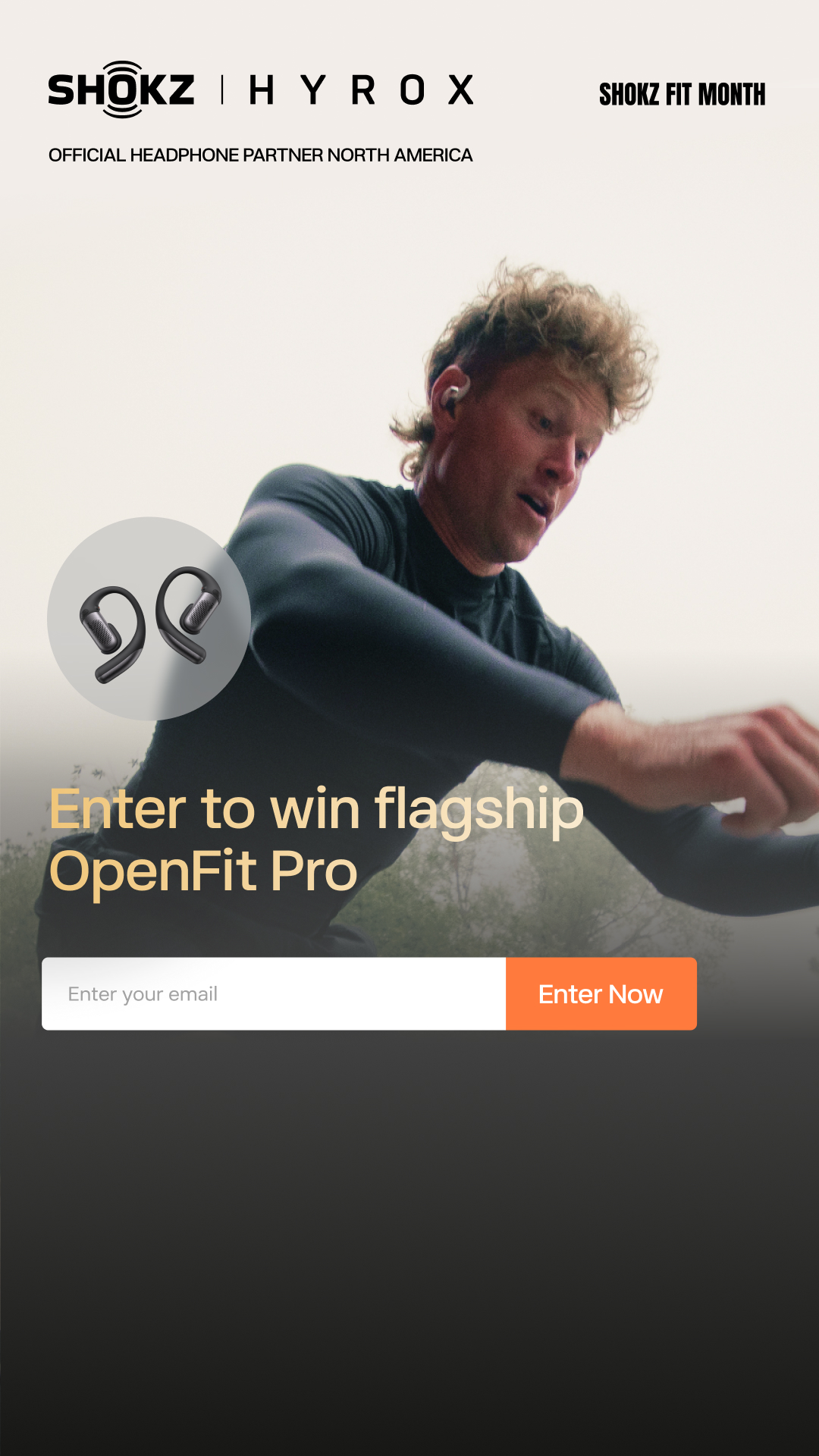 Technology Facebook ad example 14: SHOKZ FIT MONTH–Win OpenFit Pro! 🏆