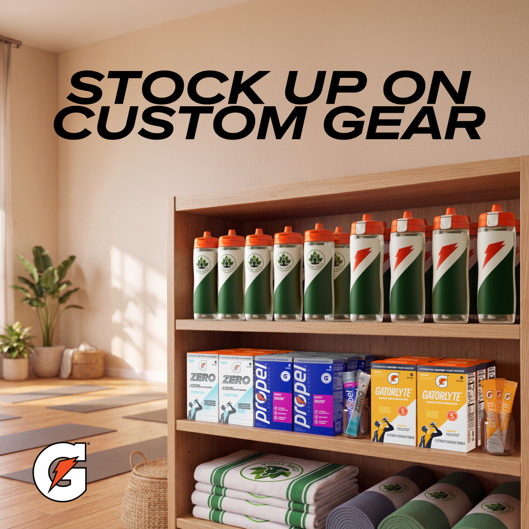 Food & Drink Facebook ad example 6: Custom Gear For Members & Customers