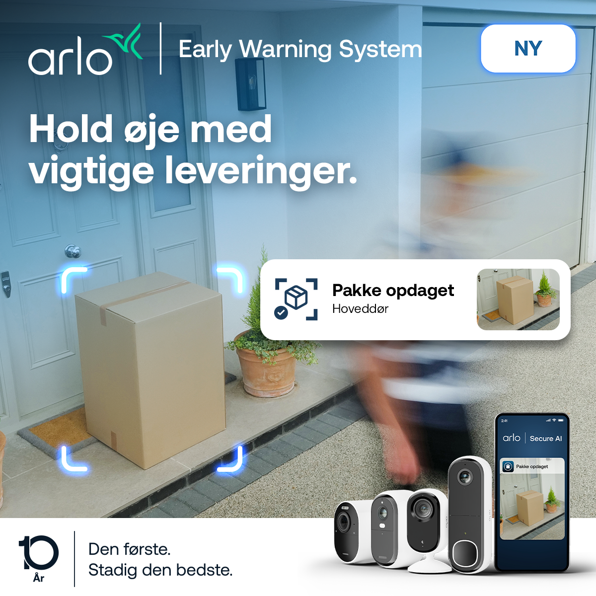 Technology Facebook ad example 4: Arlo Smart Home