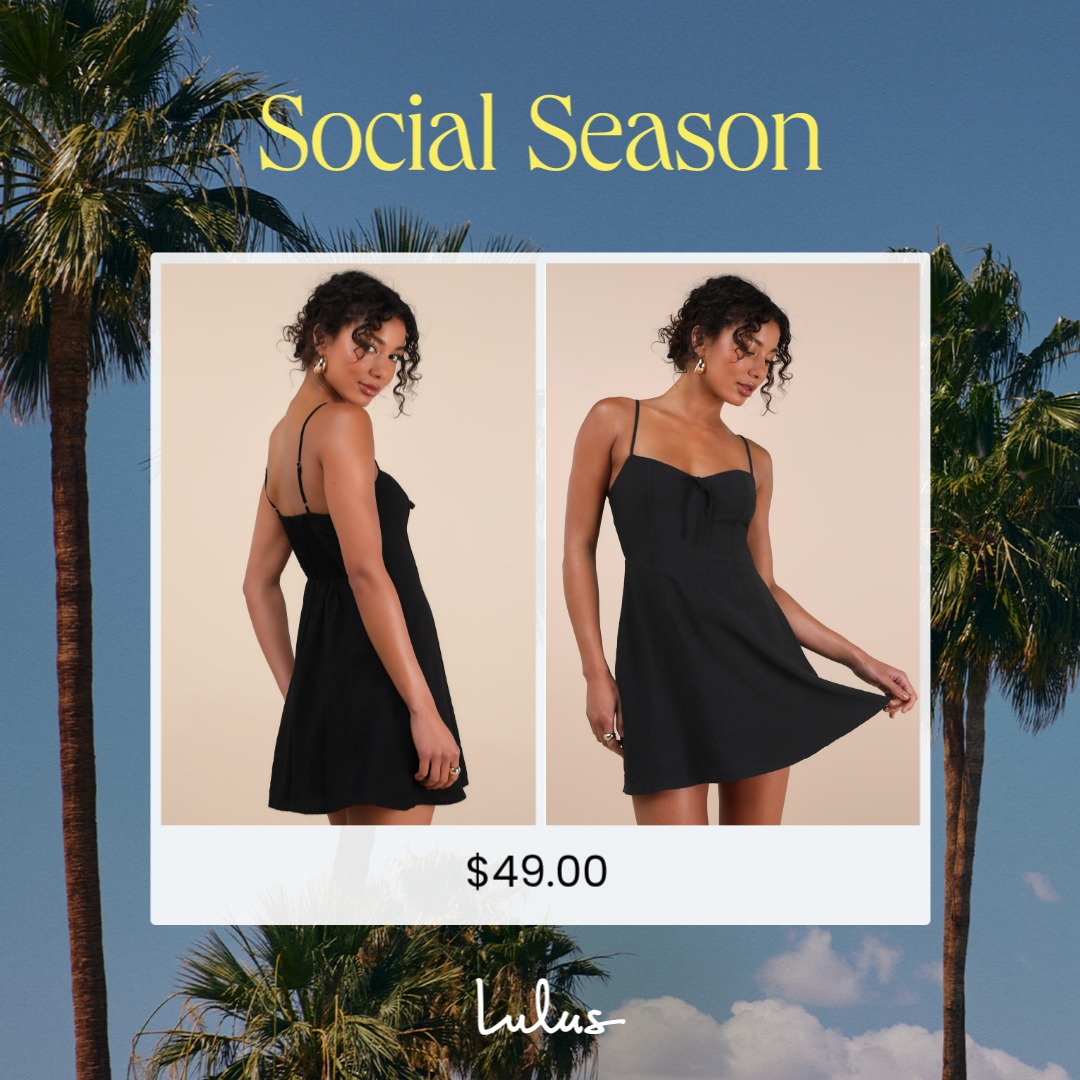 Weddings Facebook ad example 1: Dress Code: Summer