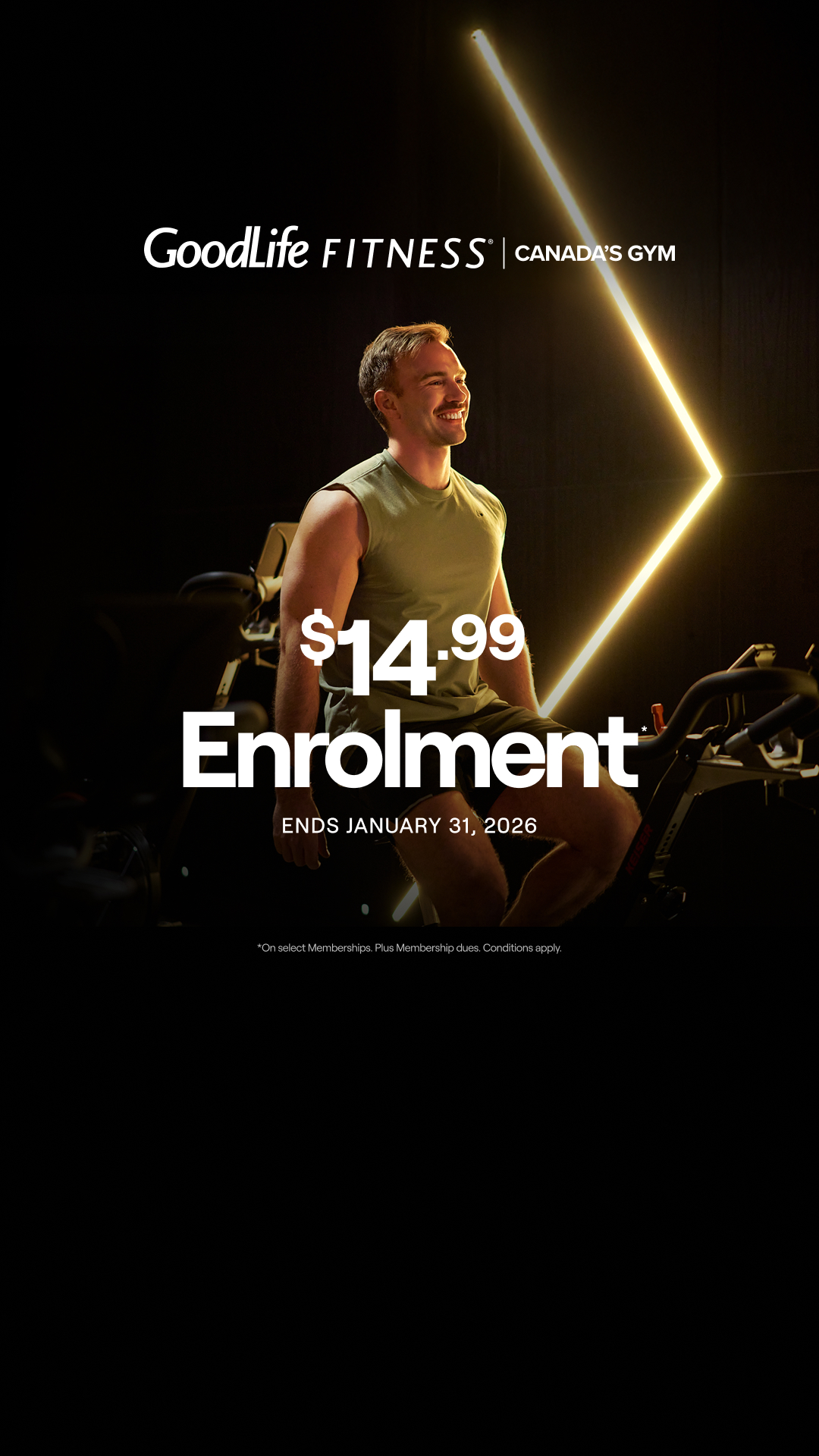 Fitness Facebook ad example 49: Built for Your New Year