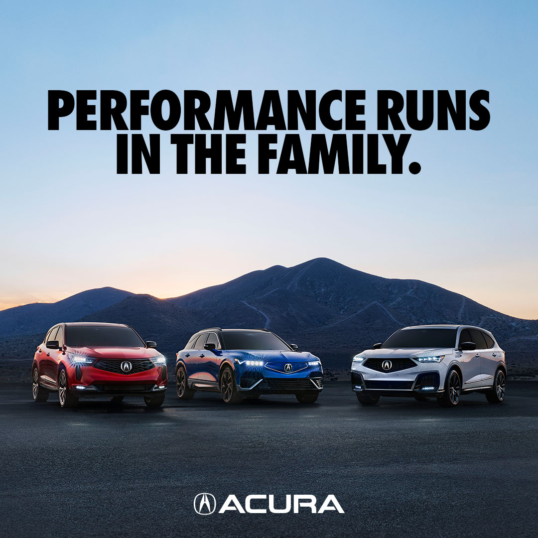 Automotive Facebook ad example 10: Premium Sedans and SUVs | Acura.com