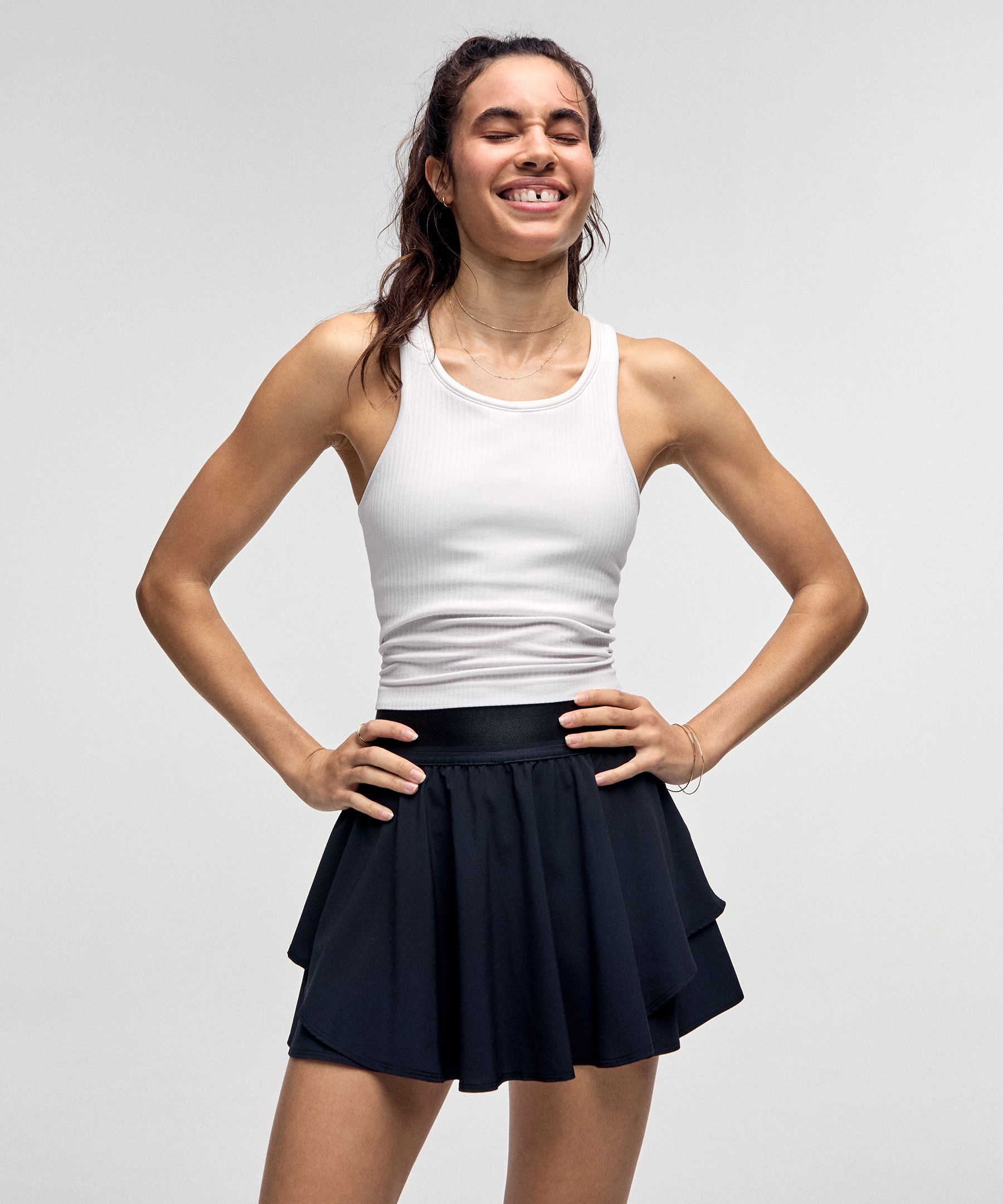 Fitness Facebook ad example 3: Ebb to Street Cropped Racerback Tank Top