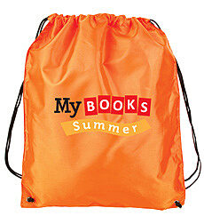 Books Facebook ad example 9: My Books Summer Drawstring Bag - Orange