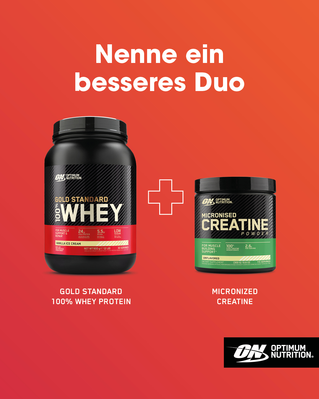 Supplements Facebook ad example 11: Angebote | Optimum Nutrition DE