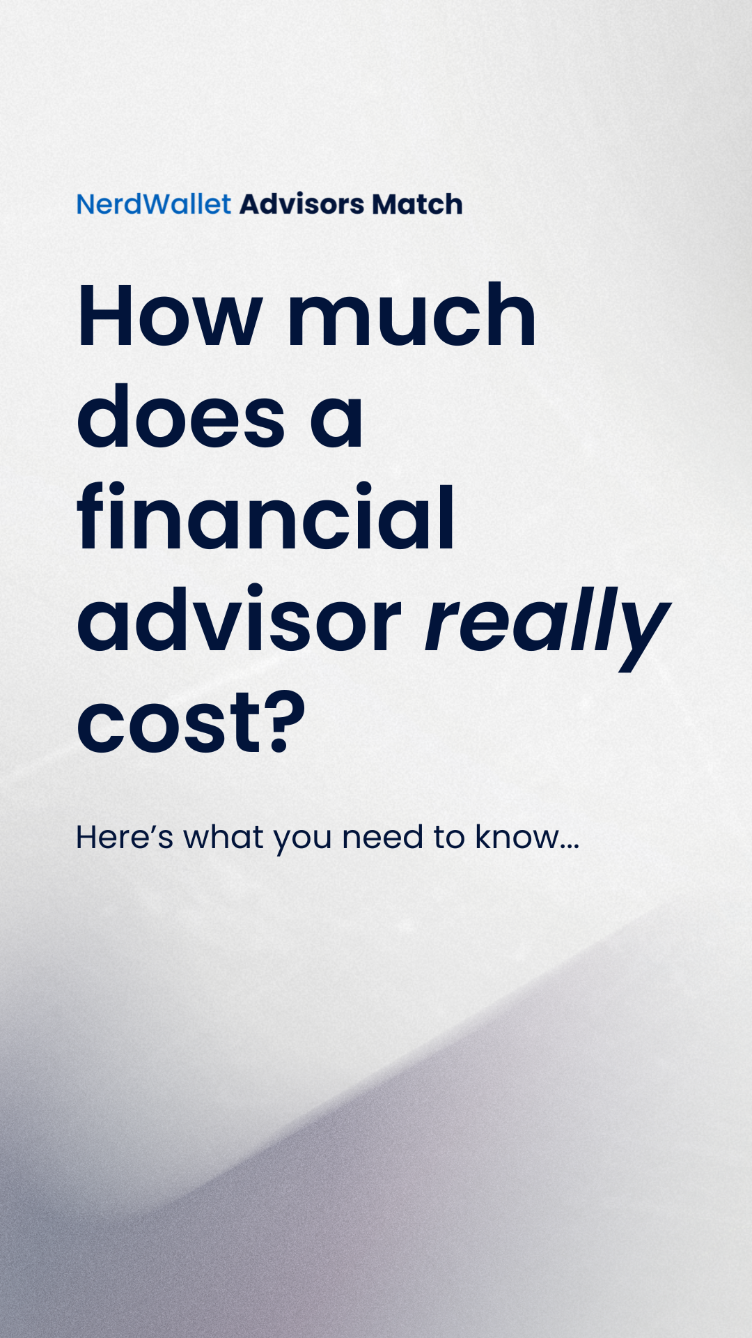 Finance Facebook ad example 15: [GUIDE] Advisor Fees Explained