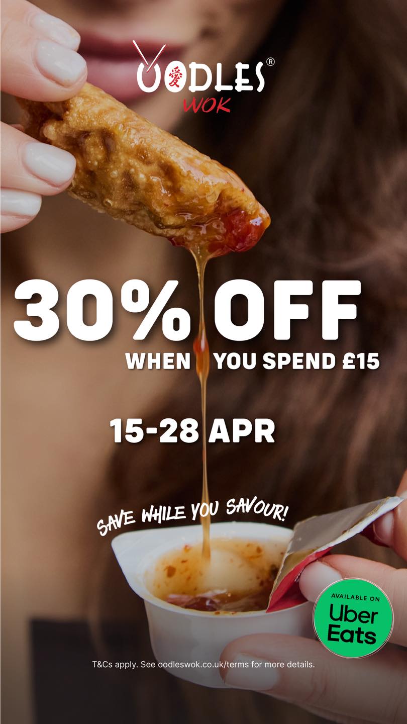 Apps Facebook ad example 28: Order Oodles Wok (Newport) Menu Delivery【Menu & Prices】| Cardiff | Uber Eats