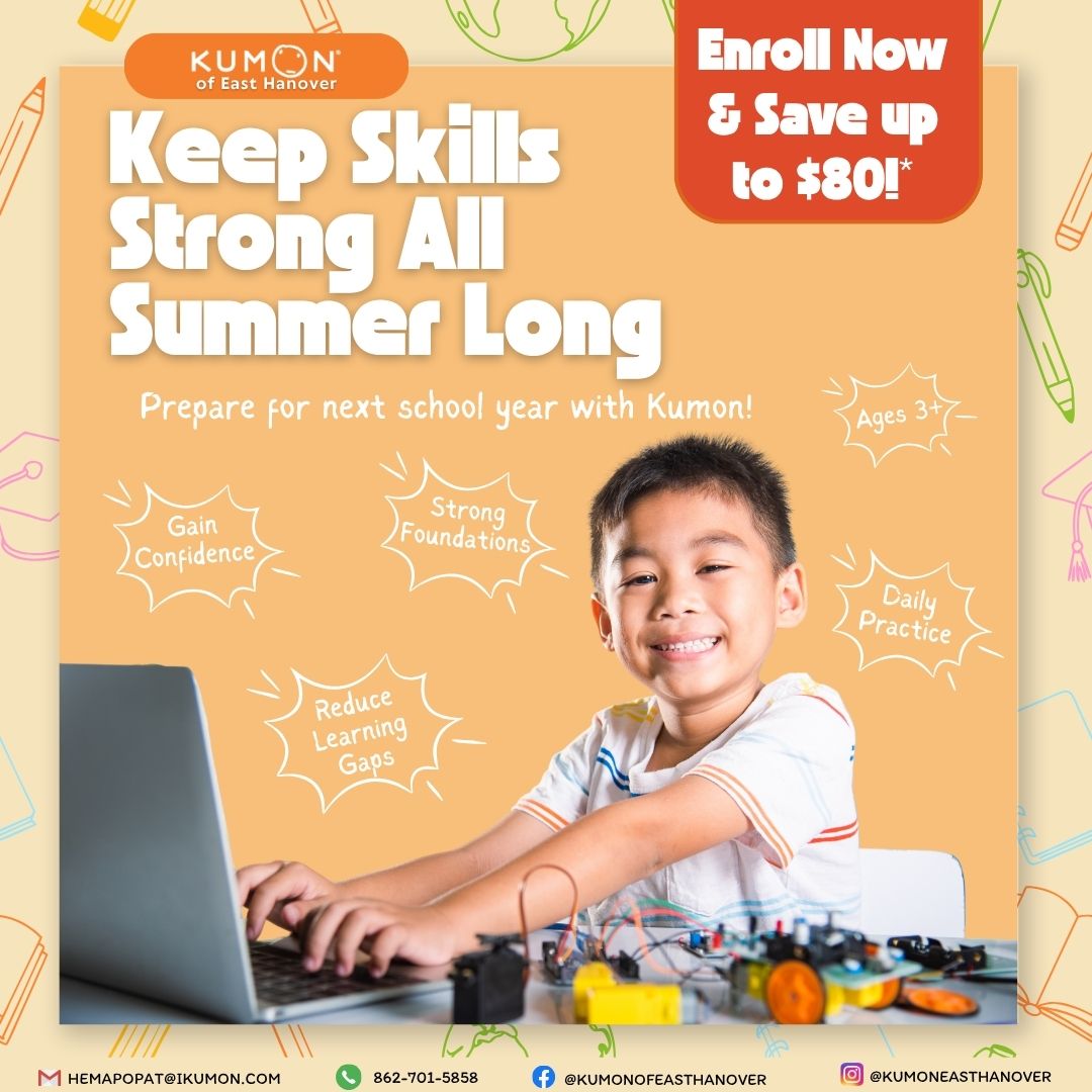 Education Facebook ad example 4: Home | Kumon of EAST HANOVER