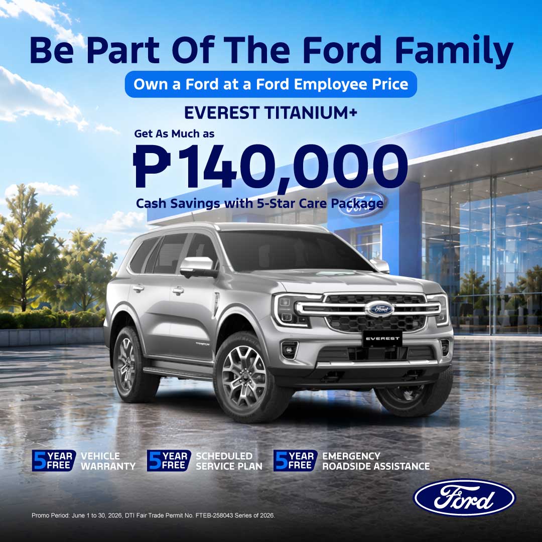 Automotive Facebook ad example 29: Ford Everest Offer