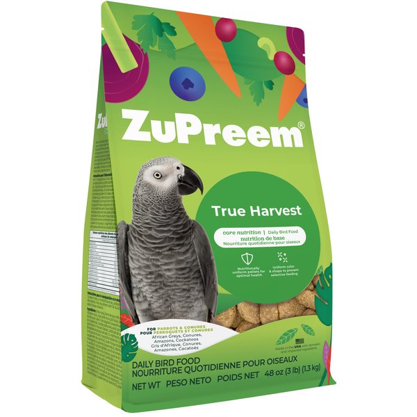 Pets Facebook ad example 7: ZuPreem True Harvest with Natural Flavor Daily Parrot & Conure Bird Food, 3-lb bag