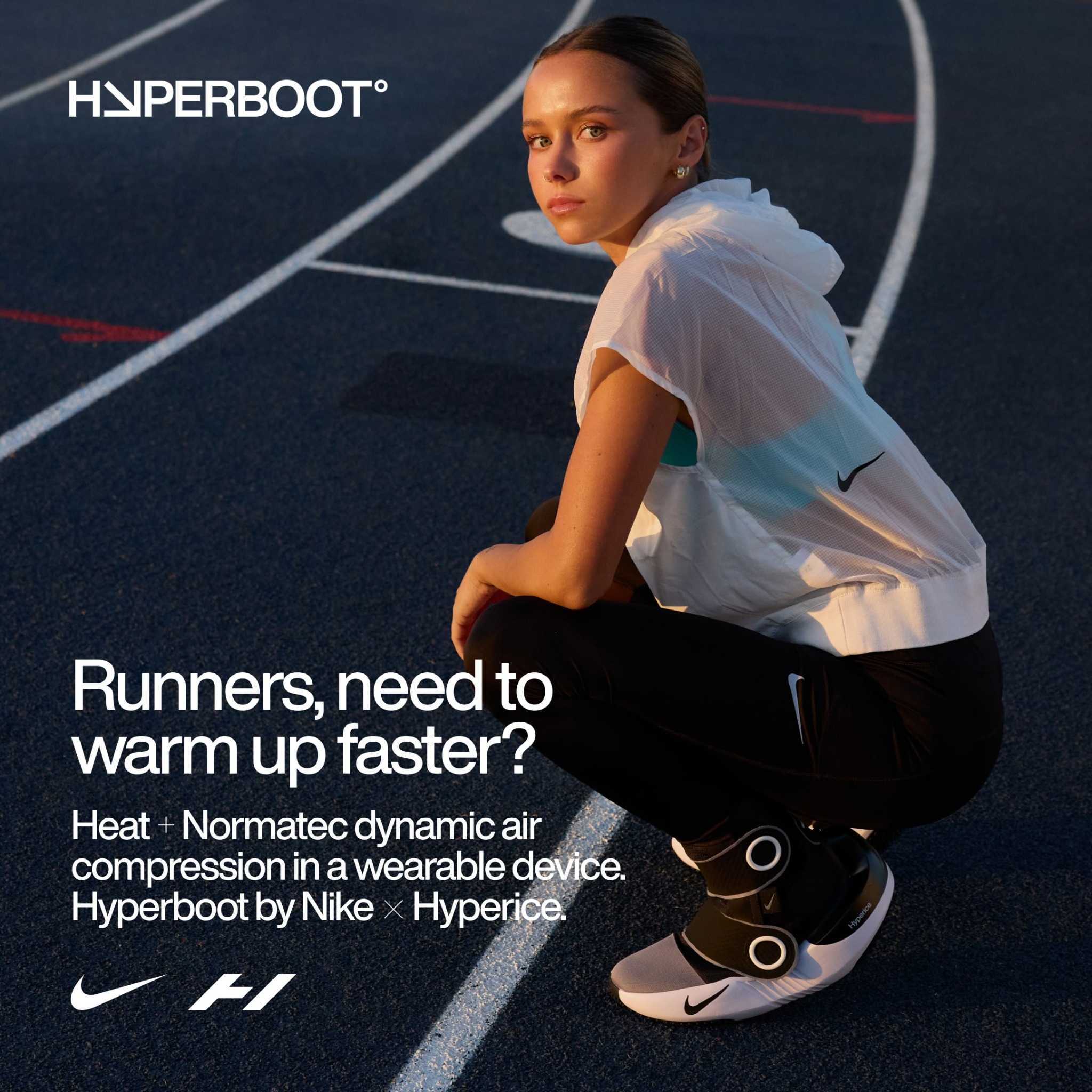Fitness Facebook ad example 15: Hyperboot by Nike x Hyperice.