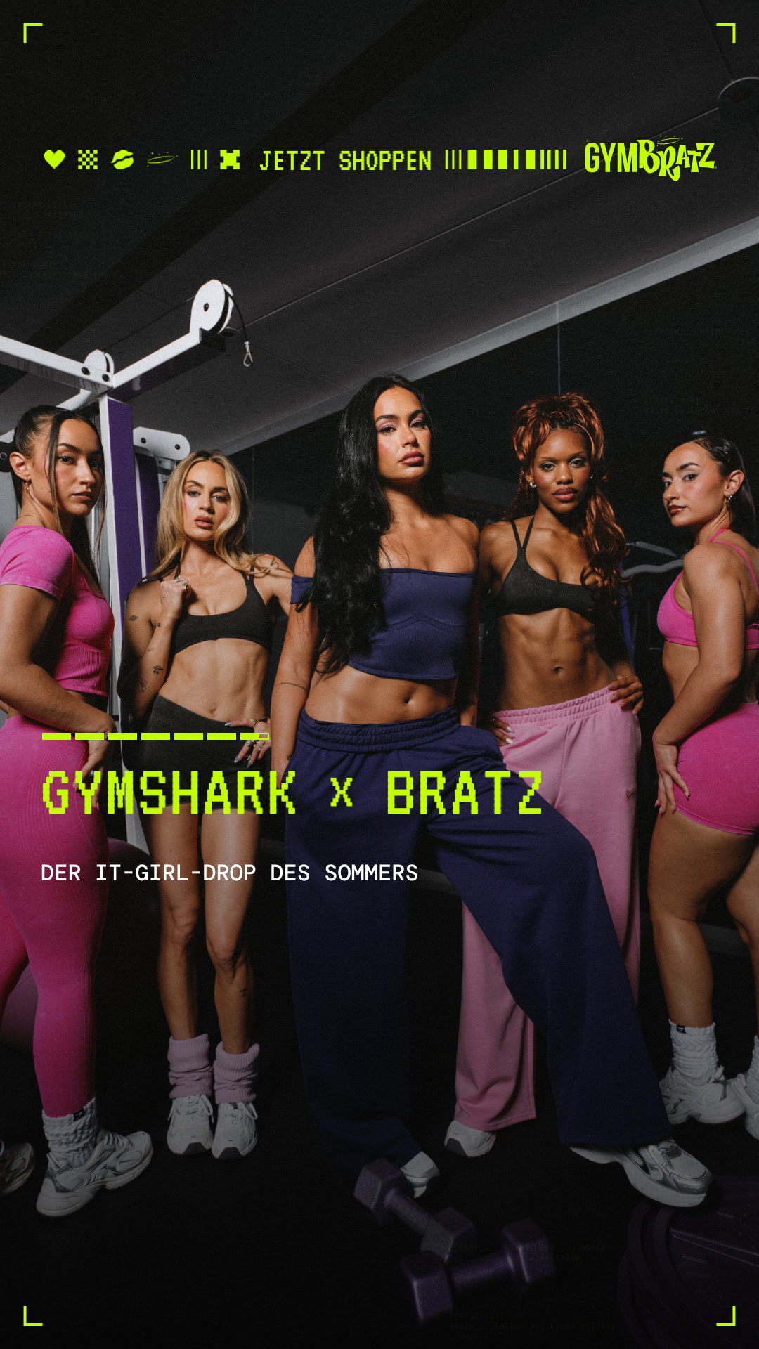 Fitness Facebook ad example 30: Gymshark x Bratz 👄