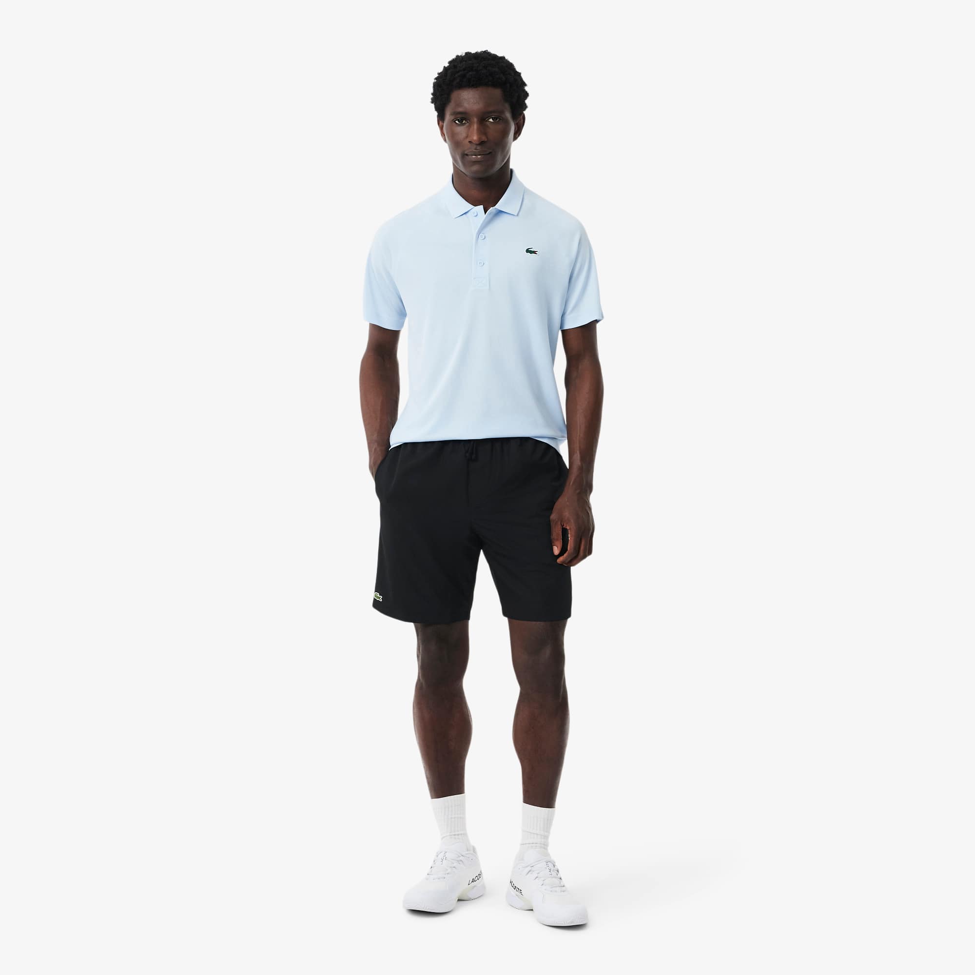 Fashion Facebook ad example 26: Lightweight Diamond Taffeta Sport Shorts - Noir
