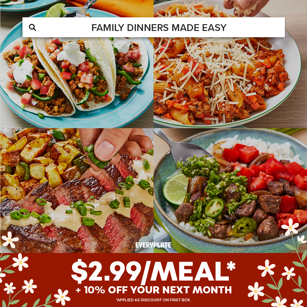 Subscriptions Facebook ad example 4: Try America’s best value meal delivery service