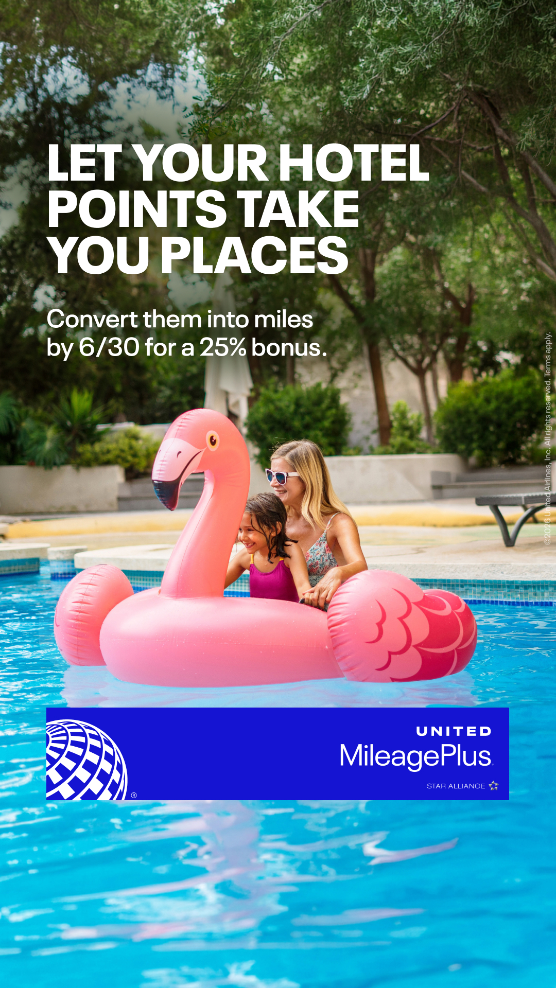 Travel Facebook ad example 28: From hotel points to miles