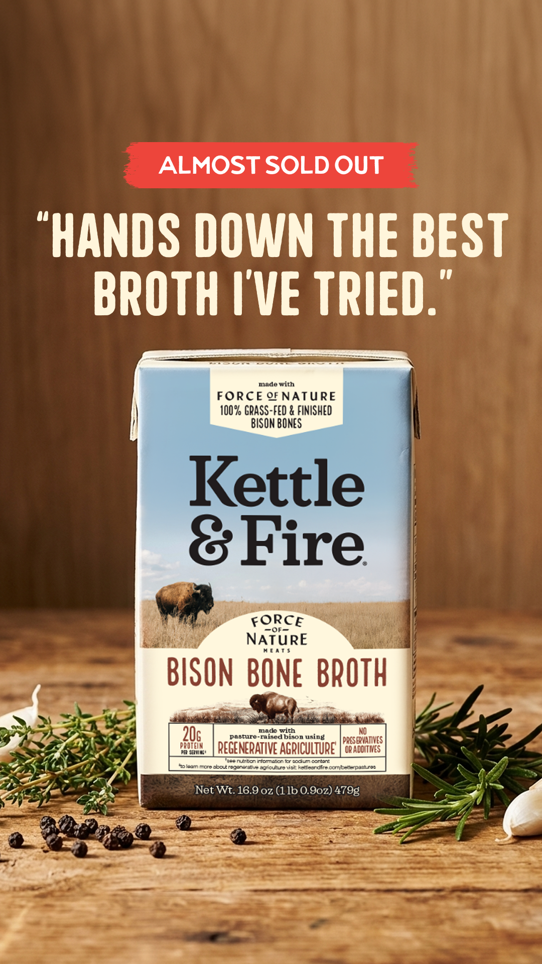 Food & Drink Facebook ad example 15: The wait is finally over.