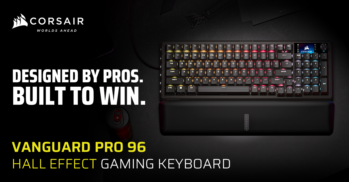 Technology Facebook ad example 6: VANGUARD 96: The Ultimate Gaming Keyboard