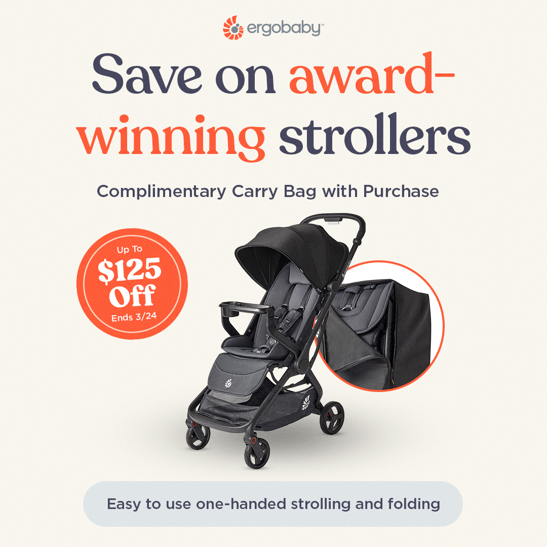 Kids & Baby Facebook ad example 29: Limited Time Only: Up to $125 Off Strollers