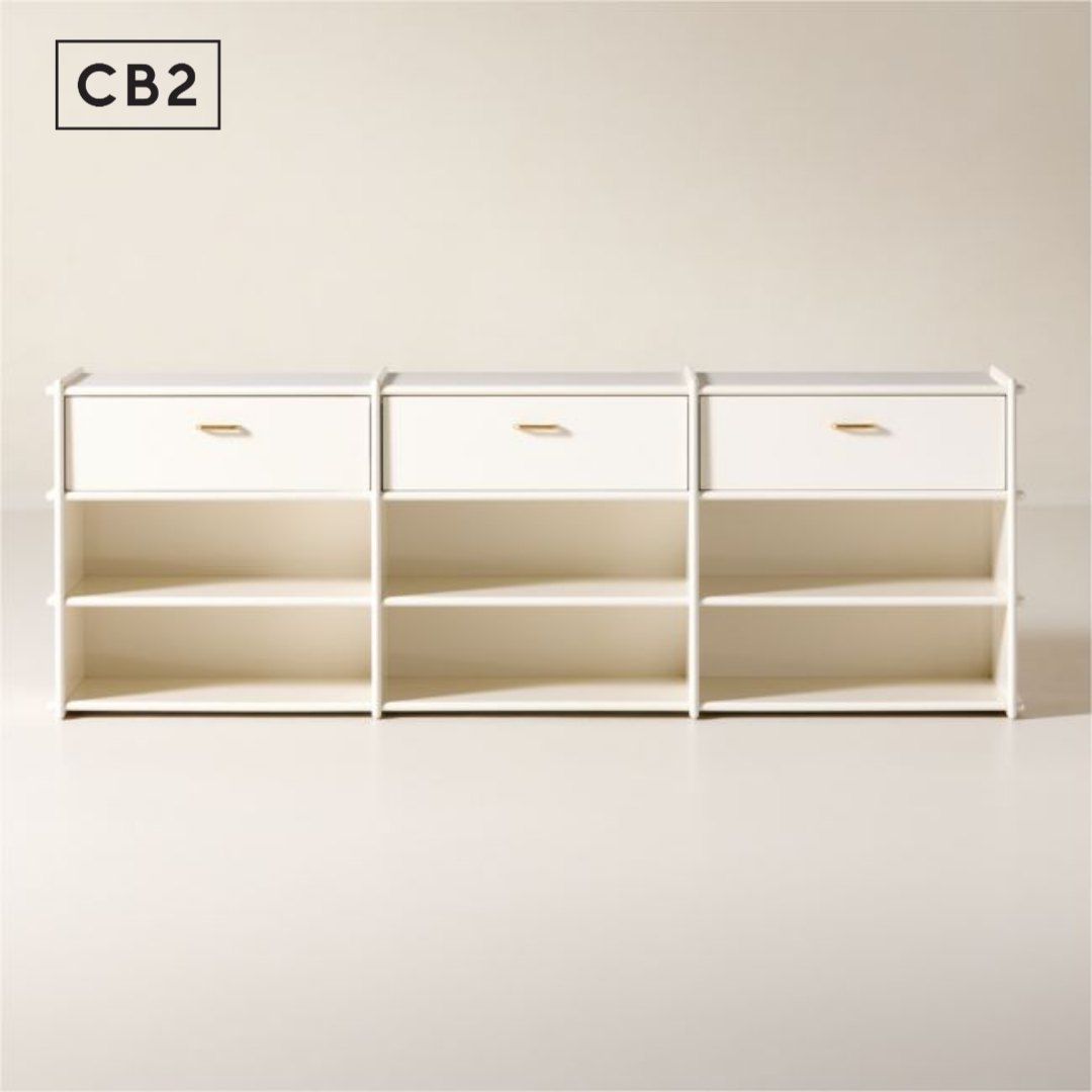 Home Facebook ad example 18: Add It 78" White Storage Cabinet by Steen Østergaard
