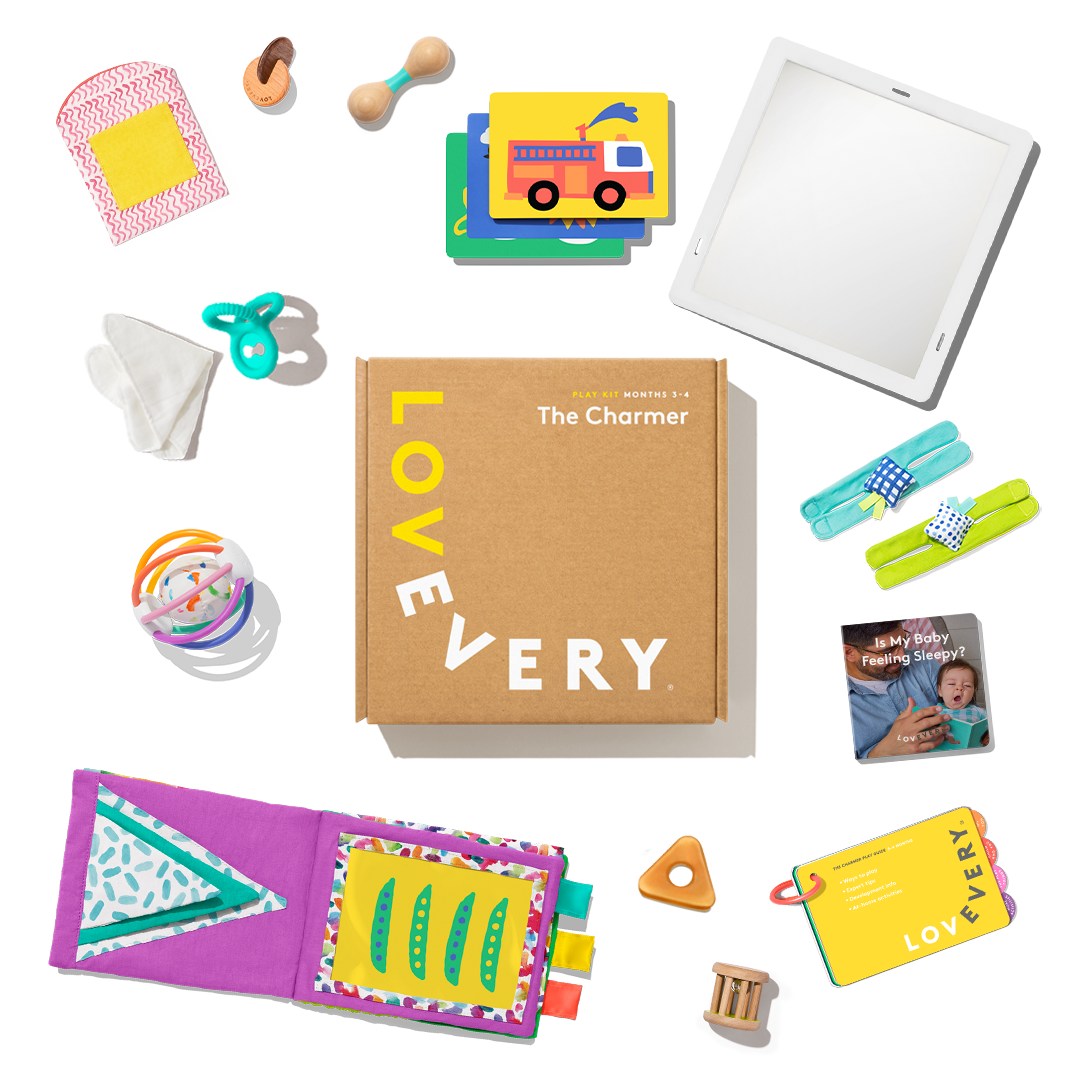 Kids & Baby Facebook ad example 4: Months 3-4: The Charmer Play Kit