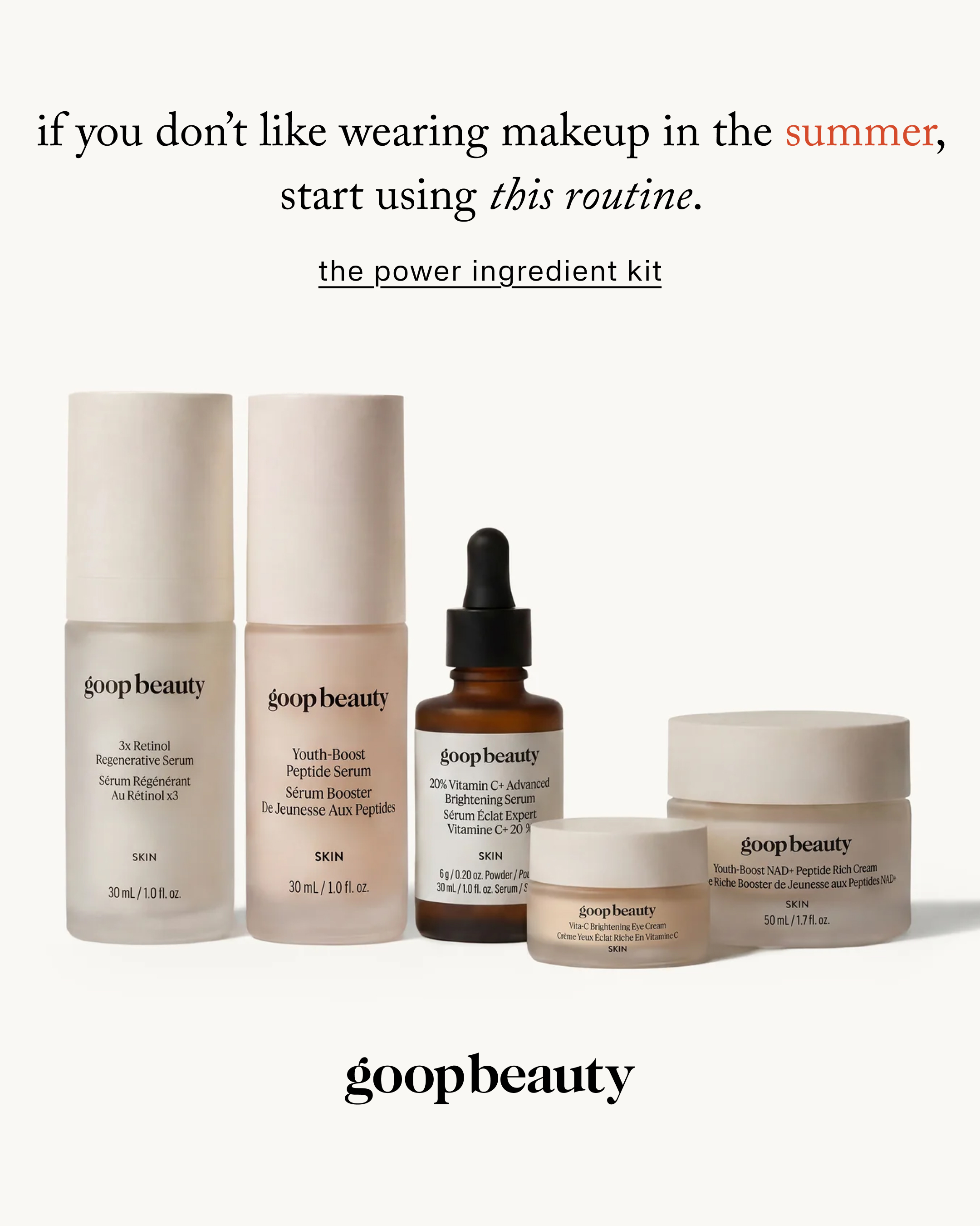 Wellness Facebook ad example 6: the power ingredient kit