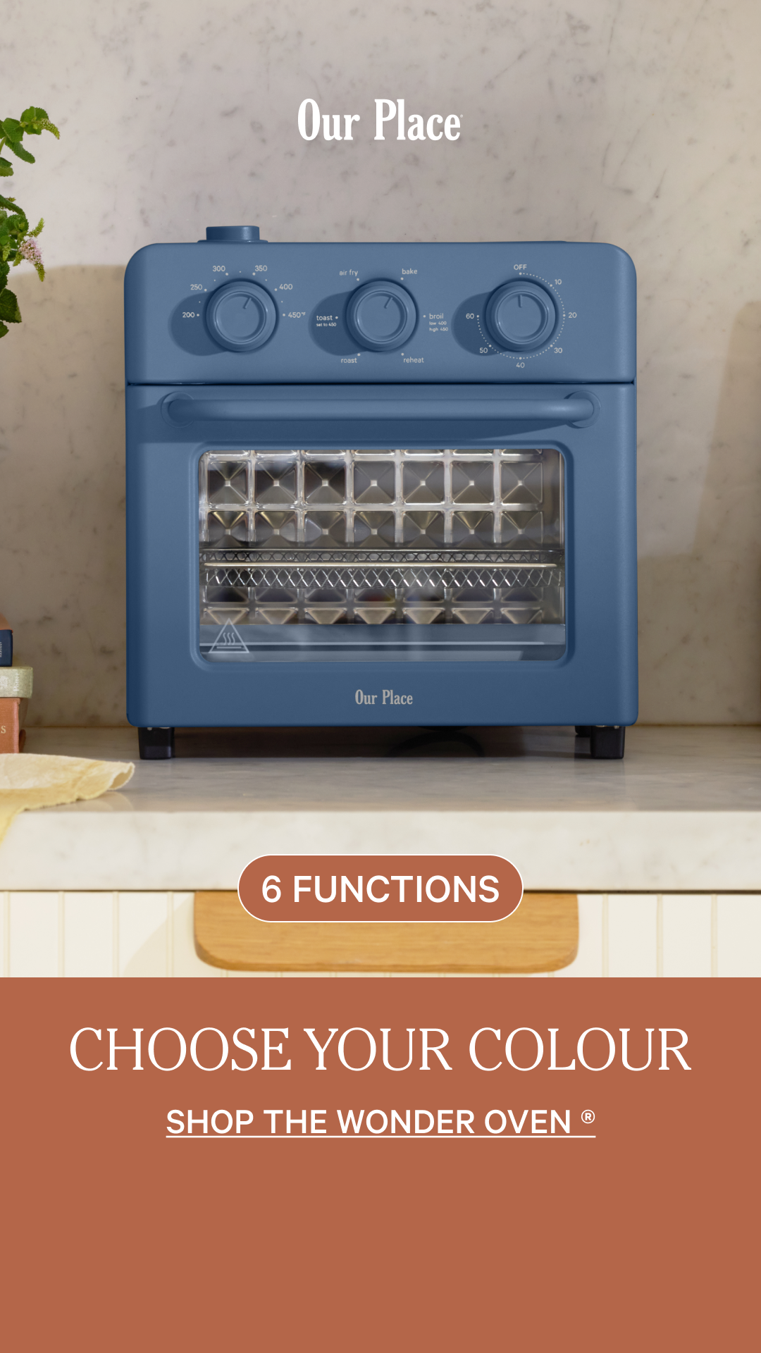 Home Facebook ad example 25: Wonder Oven in Blue Salt