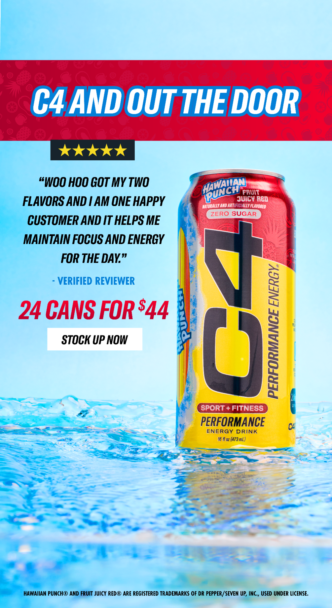 Supplements Facebook ad example 45: Iconic Flavor. Real Energy.