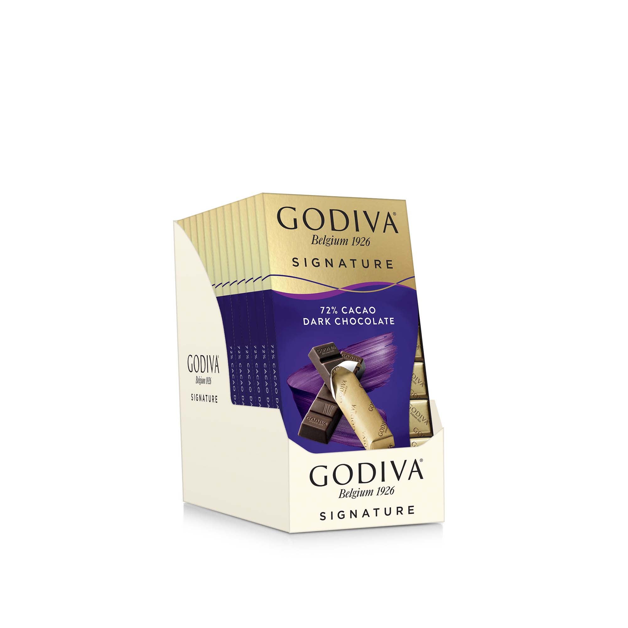 Food & Drink Facebook ad example 25: Godiva Chocolatier Signature 72% Cacao Dark Chocolate Mini Bars, Set Of 12